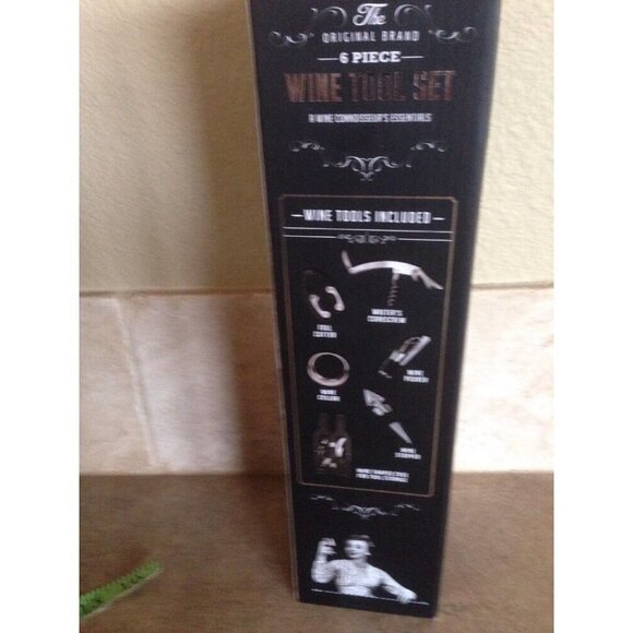 THE ORIGINAL 6 Piece Premium Wine Opener Set Wine Accessories Tool Kit - Picture 6 of 10